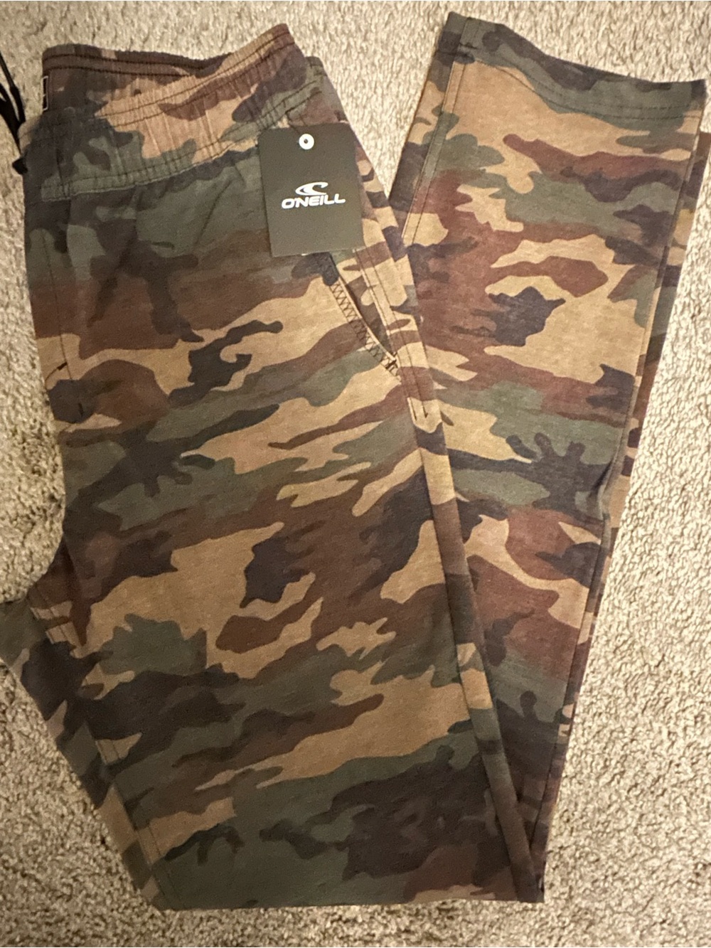 O'Neill Men's Active Camo Pants Green/Brown Small New With Tags!!